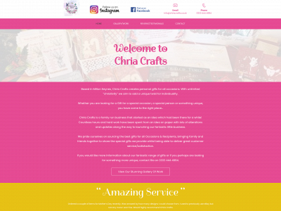 chriacrafts.co.uk snapshot