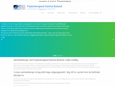 psykoterapeut-bolund.dk snapshot