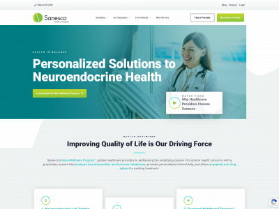 sanescohealth.com snapshot