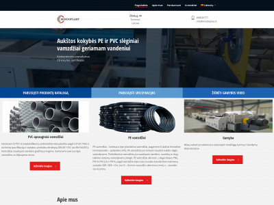 mindoplast.lt snapshot