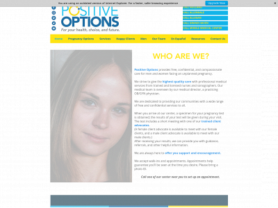 mypositiveoptions.org snapshot