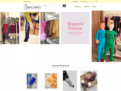 augantipedute.lt snapshot