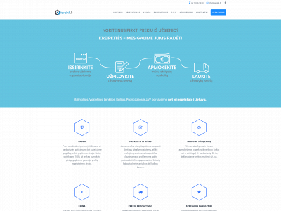 tarpink.lt snapshot