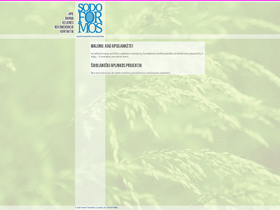 sodoformos.lt snapshot