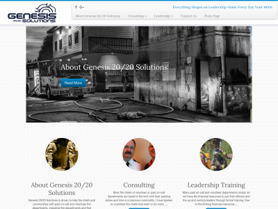 genesis2020solutions.com snapshot