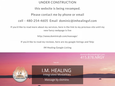 imhealingsf.com snapshot