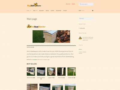 beehivemaster.com snapshot