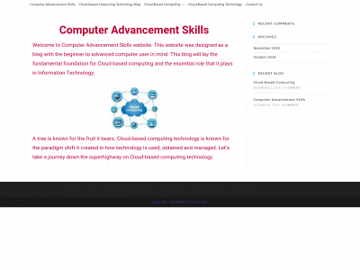 computeradvancementskills.com snapshot
