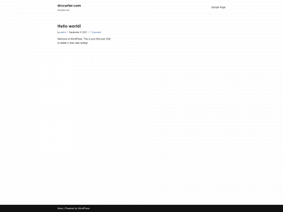 drccarter.com snapshot