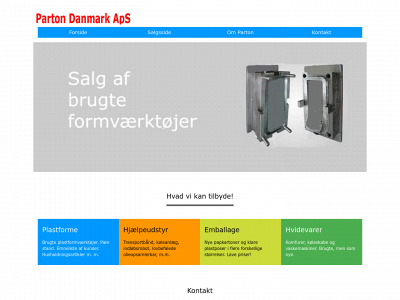 parton.dk snapshot