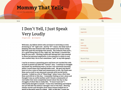mommythatyells.com snapshot