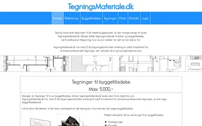 tegningsmateriale.dk snapshot