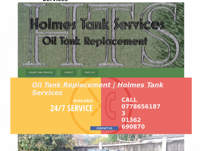 holmestankservices.co.uk snapshot