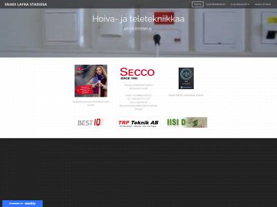 seccosystems.fi snapshot