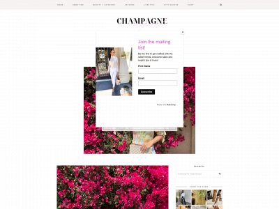 champagneinspired.com snapshot