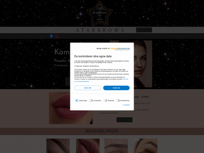 starbrows.no snapshot