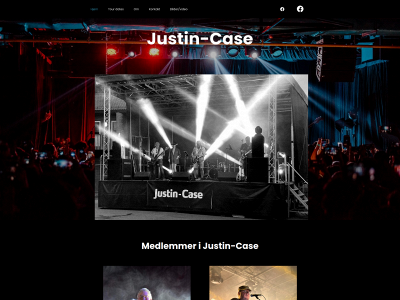 justin-case.band snapshot