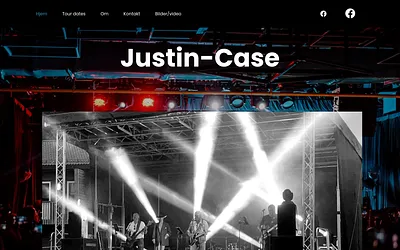 justin-case.band snapshot