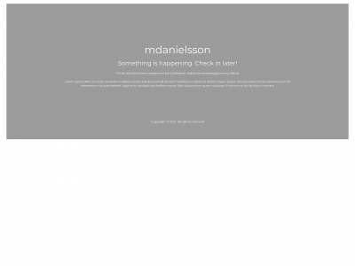 mdanielsson.se snapshot
