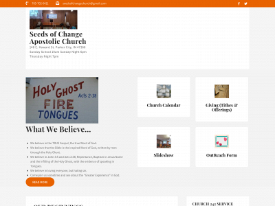 seedsapostolicchurch.com snapshot