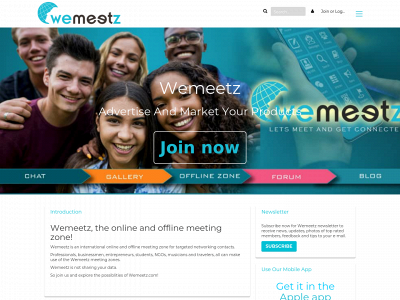 wemeetz.com snapshot