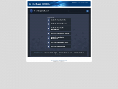 uscarrierpermits.com snapshot