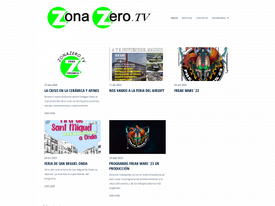 zonazero.tv snapshot