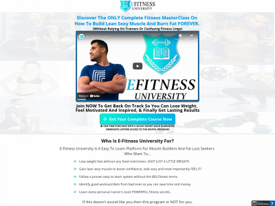 www.efitnessuniversity.com snapshot