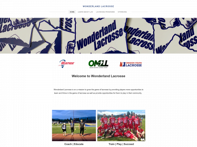 www.wonderlandlacrosse.com snapshot