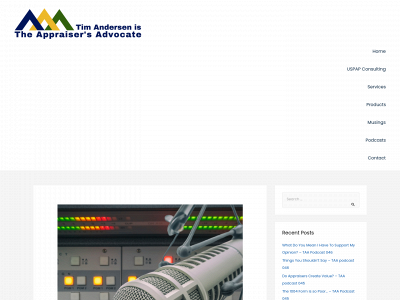 theappraisersadvocate.com snapshot