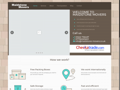 maidstone-movers.co.uk snapshot