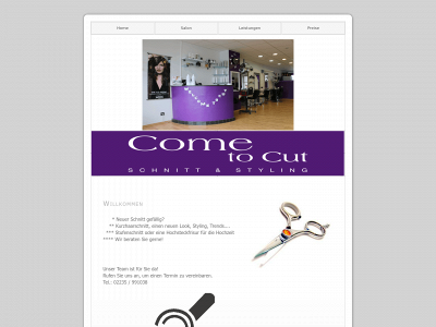 cometocut.de snapshot