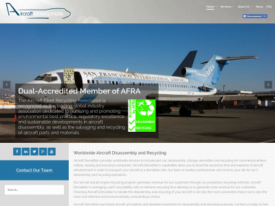 aircraftdemolition.com snapshot