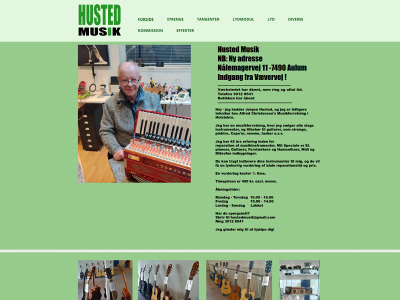hustedmusik.dk snapshot