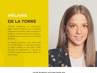 melaniedelatorre.com snapshot