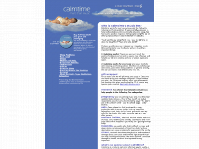 calmtime.co.uk snapshot