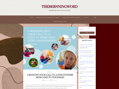 theberningword.com snapshot