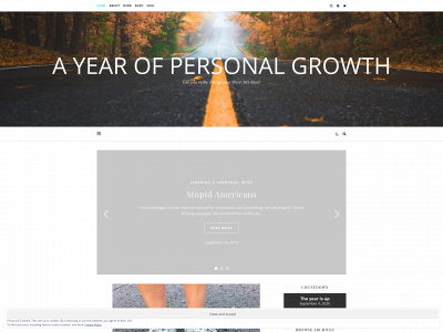 ayearofpersonalgrowth.com snapshot