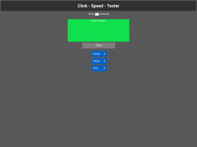 clickspeedtester.de snapshot