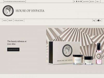 houseofhypatia.com snapshot