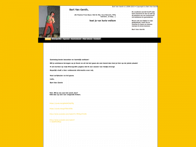 bartvangenth.be snapshot