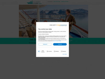 classixcruises.be snapshot