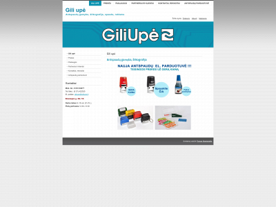 giliupe.lt snapshot
