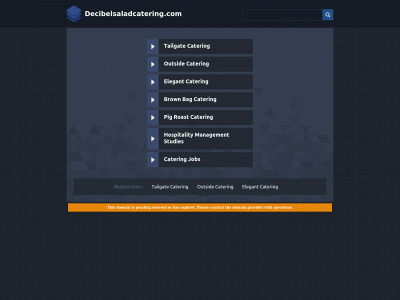 decibelsaladcatering.com snapshot