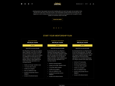 breakingmentors.com snapshot