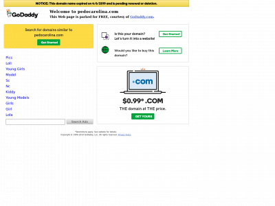 pedocarolina.com snapshot