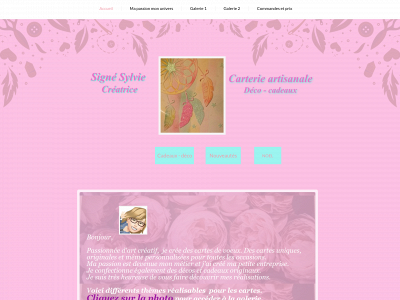 creations-signe-sylvie.be snapshot