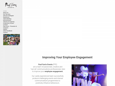 paulfarrisevents.co.uk snapshot