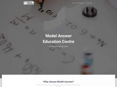 modelanswereducation.com snapshot