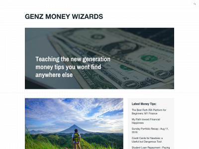 genzmoneywizards.com snapshot
